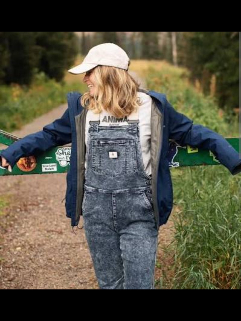 Ripton Acid-Wash Denim Overalls